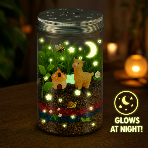 Kids DIY Glow Terrarium Kit – Plant, Create & Watch It Glow 🌱