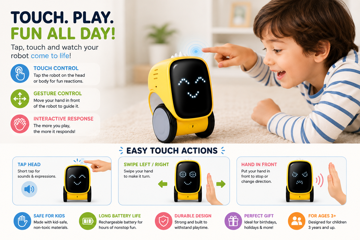 AI Smart Educational Robot – Talks, Dances & Teaches STEM 🤖